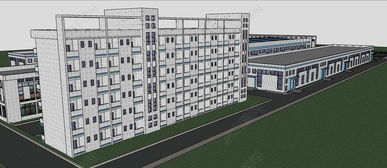 廠區(qū)整體規(guī)劃工業(yè)產業(yè)創(chuàng)意園工業(yè)產業(yè)園工廠房建筑工業(yè)建筑規(guī)劃su模型設計模型下載