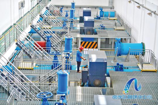 觀景口水廠工程建設刷新進度條